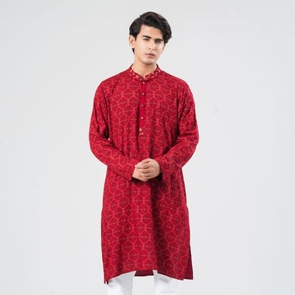 Men Viscose Ethnic Panjabi