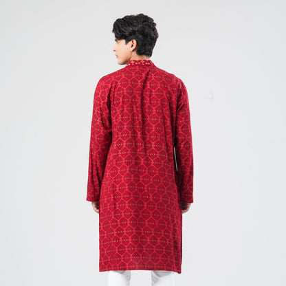 Men Viscose Ethnic Panjabi