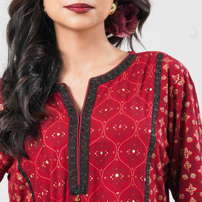 Women’s Viscose Sequin Work Three Piece Set