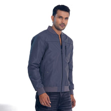 Load image into Gallery viewer, Mens Grey Bomber Jacket
