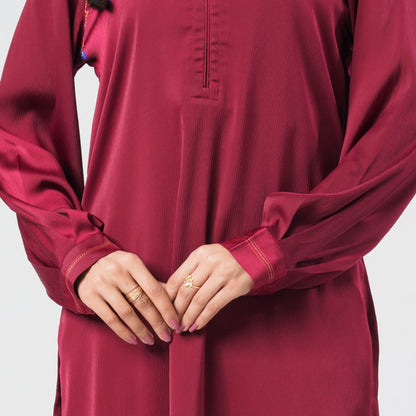 Women’s Crepe Silk Embroidered Two Piece Set