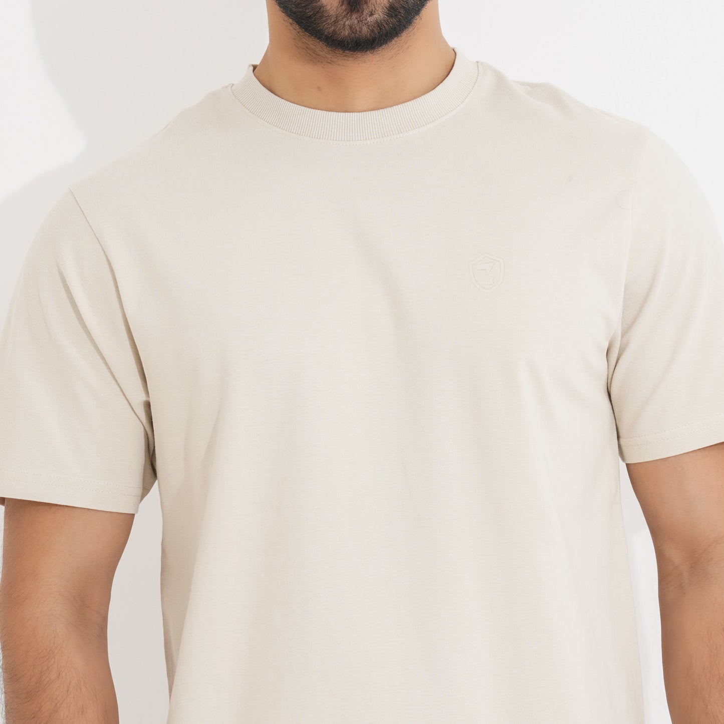 Mens Beige T-Shirt