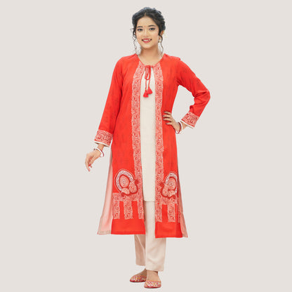 Womens Red 2-Piece Set