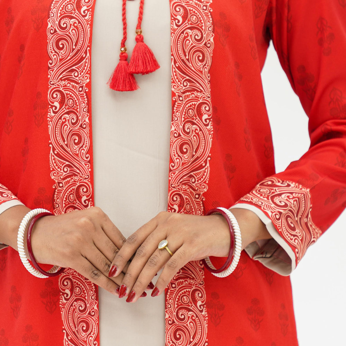 Womens Red 2-Piece Set