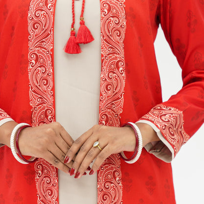 Womens Red 2-Piece Set