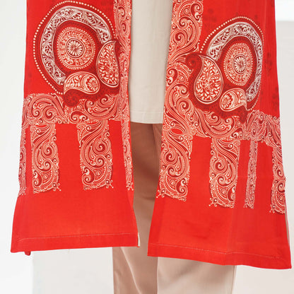 Womens Red 2-Piece Set