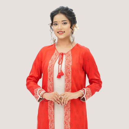 Womens Red 2-Piece Set