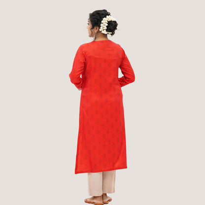 Womens Red 2-Piece Set