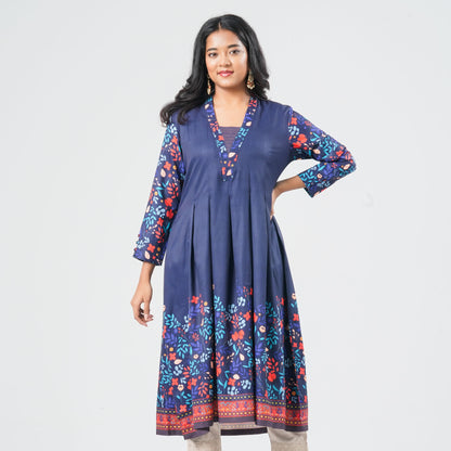 Women’s Crape Cotton Georgette Kurti