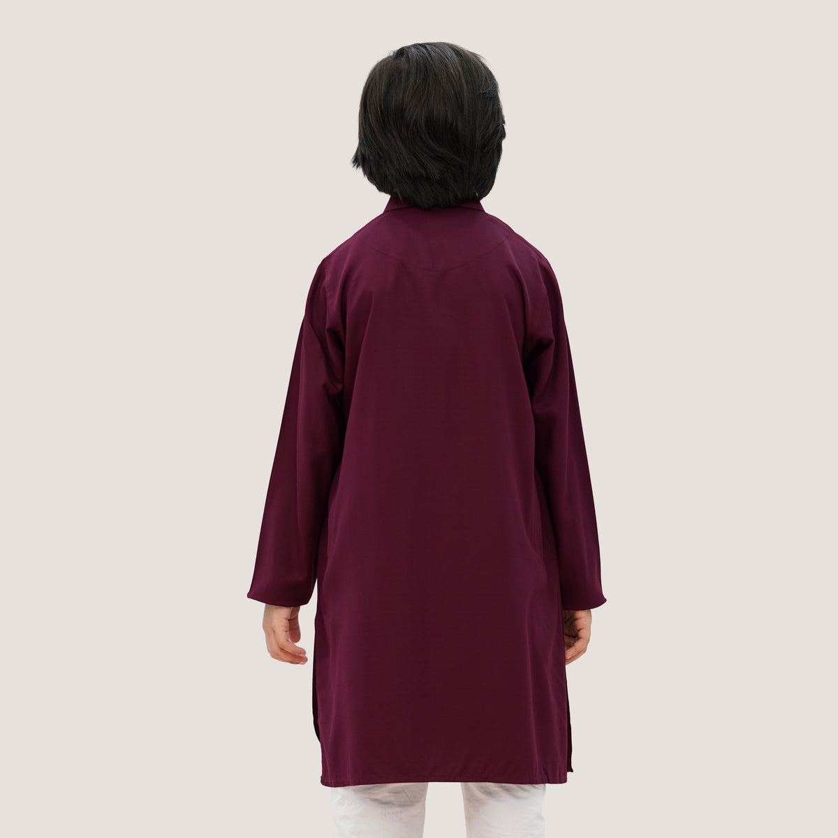 Boys' Maroon Panjabi