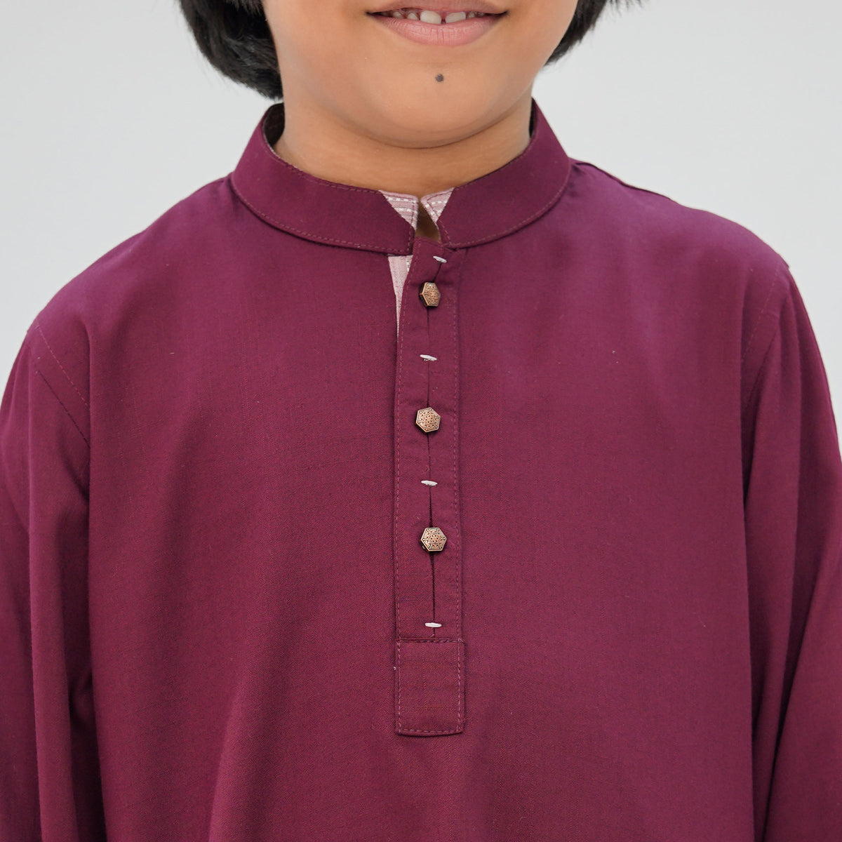 Boys' Maroon Panjabi