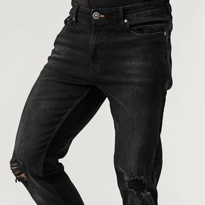 Mens Black Denim