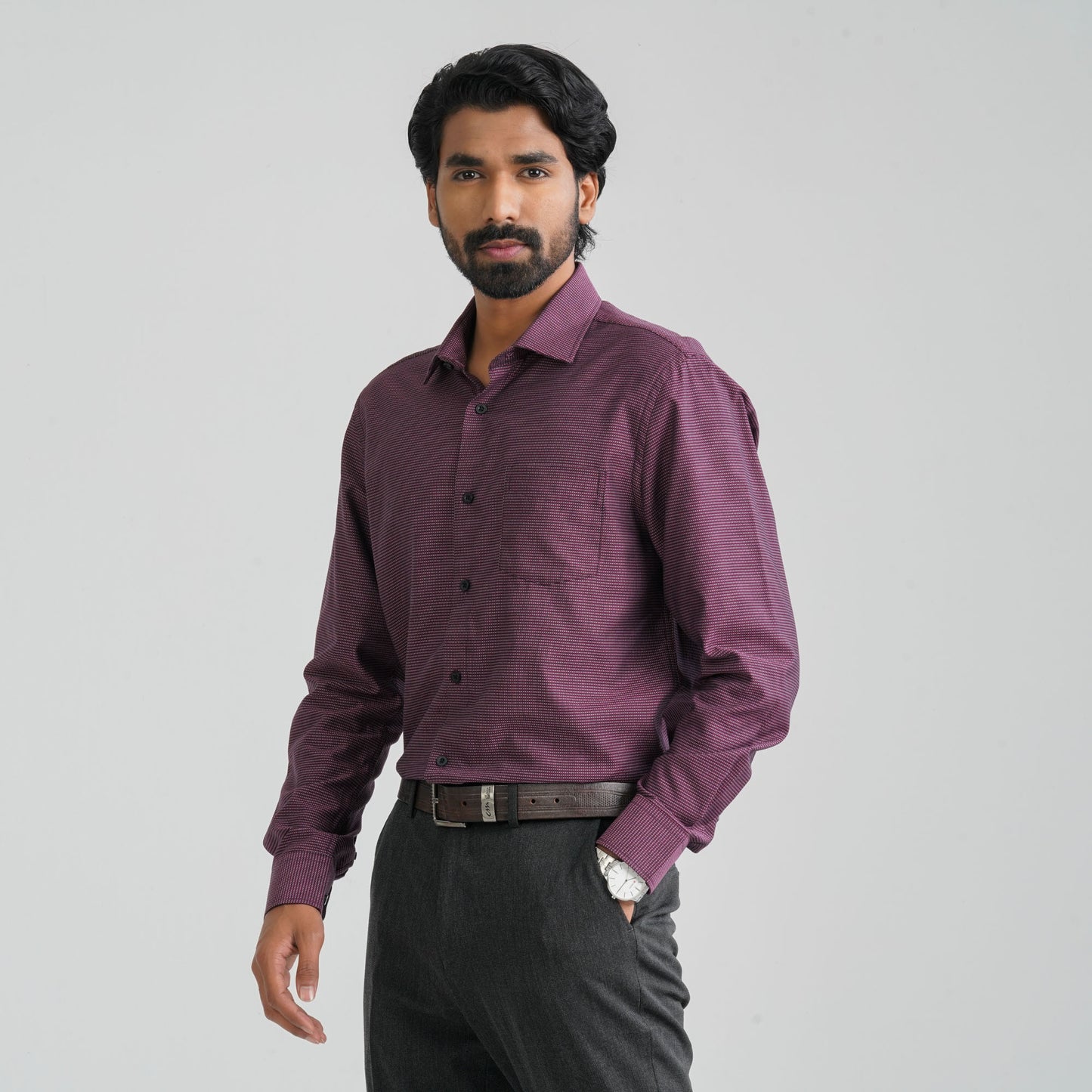 Men’s Violet Formal Shirt