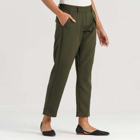 Womens Dark Olive Bottom