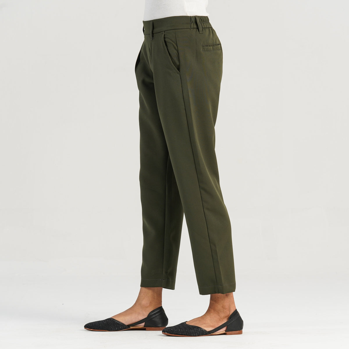 Womens Dark Olive Bottom