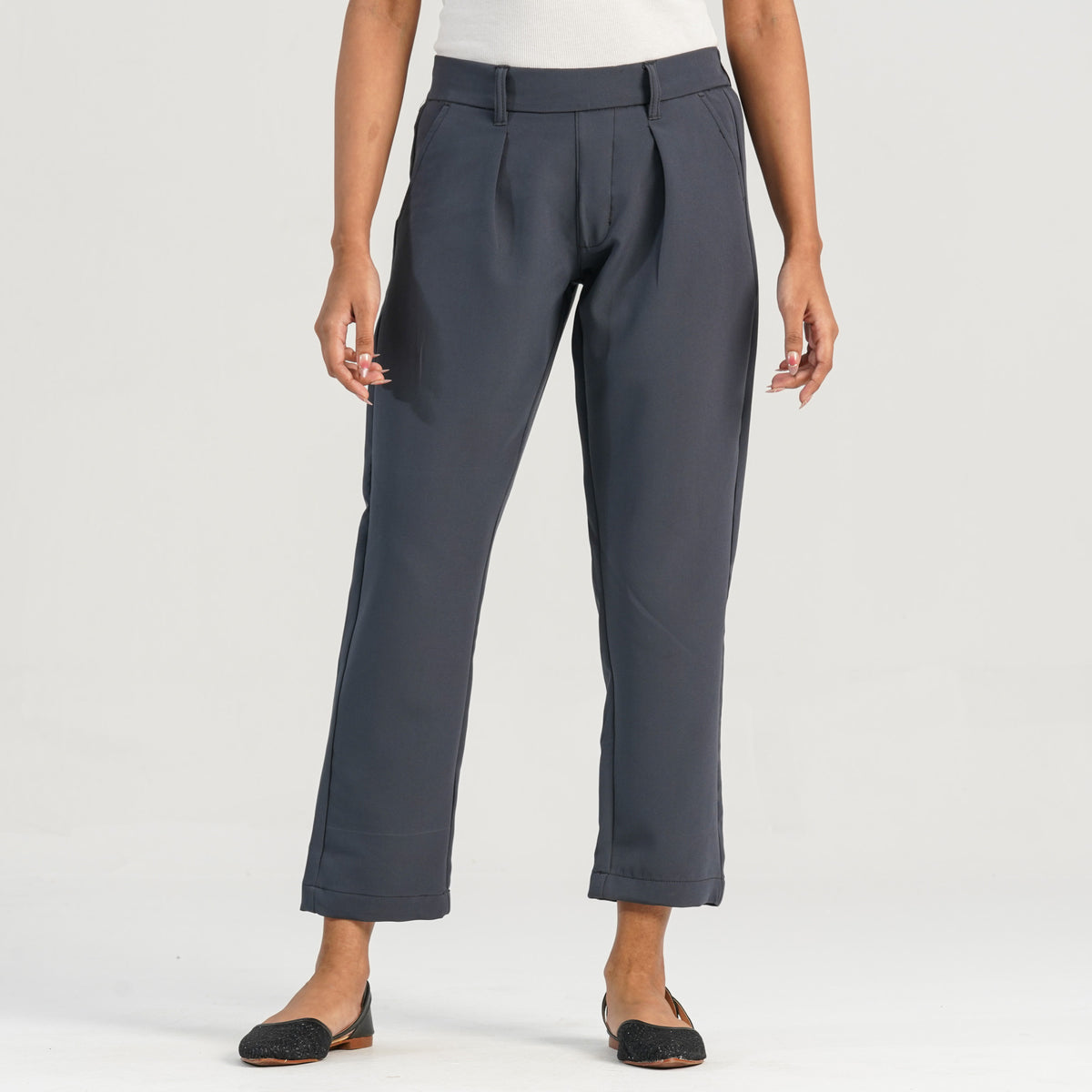Womens Charcoal Blue Bottom