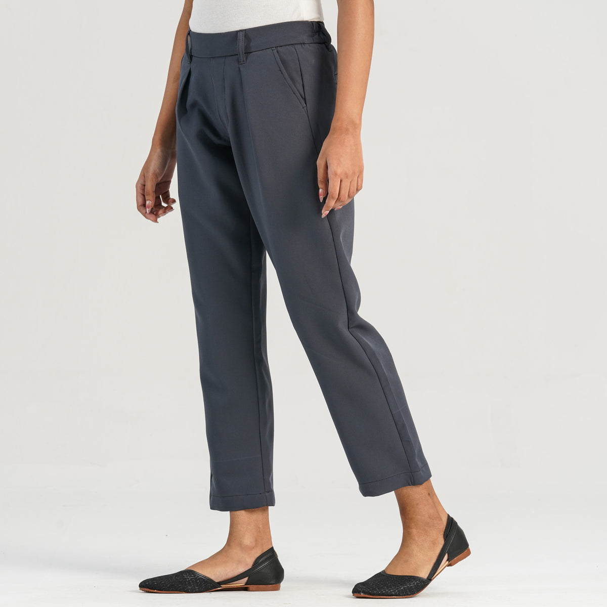 Womens Charcoal Blue Bottom