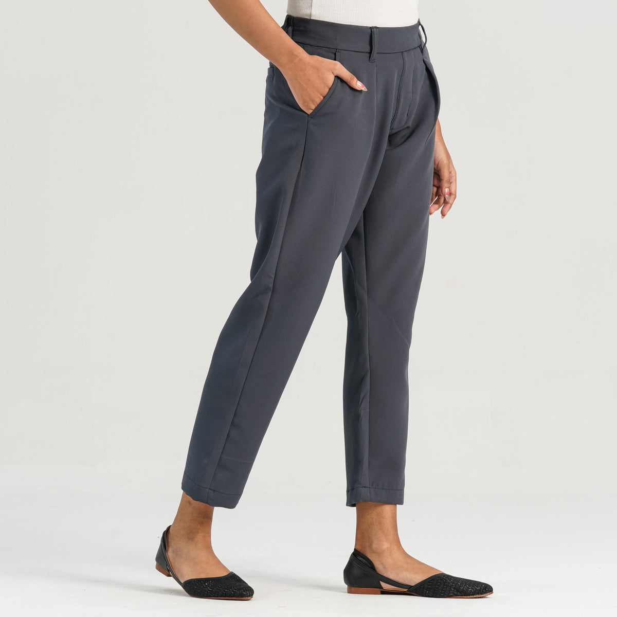 Womens Charcoal Blue Bottom