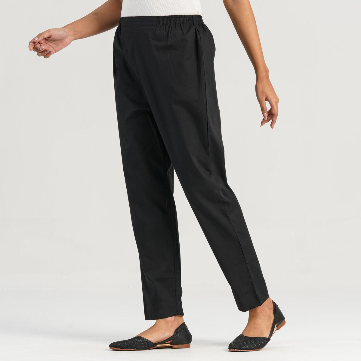 Womens Black Bottom