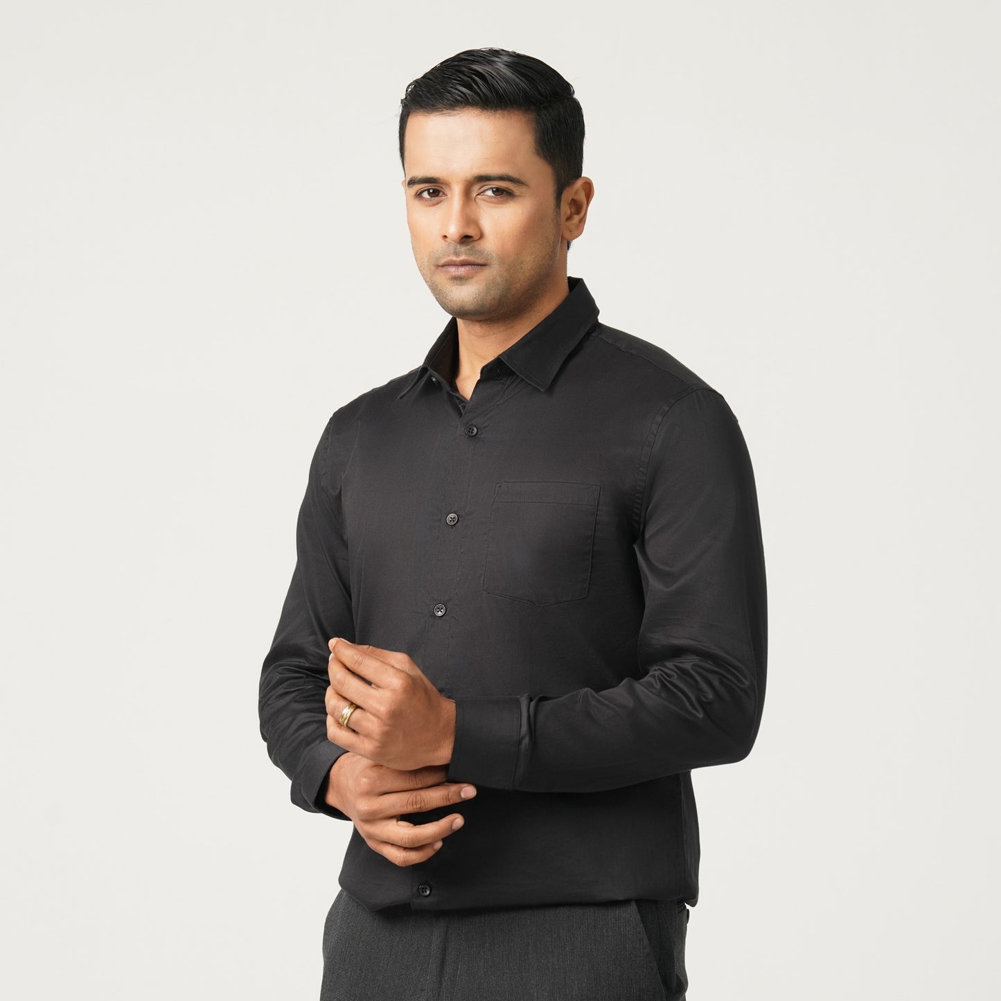 Men’s Satin Formal Shirt
