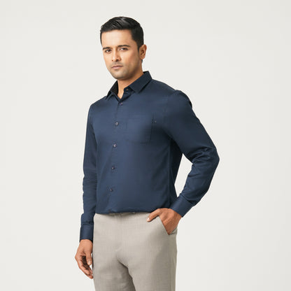 Men’s Satin Lycra Formal Shirt