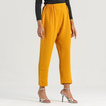 Womens Deep Yellow Bottom