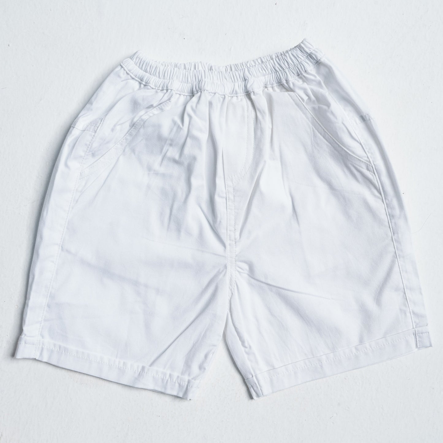 Newborn Boys White Print Set