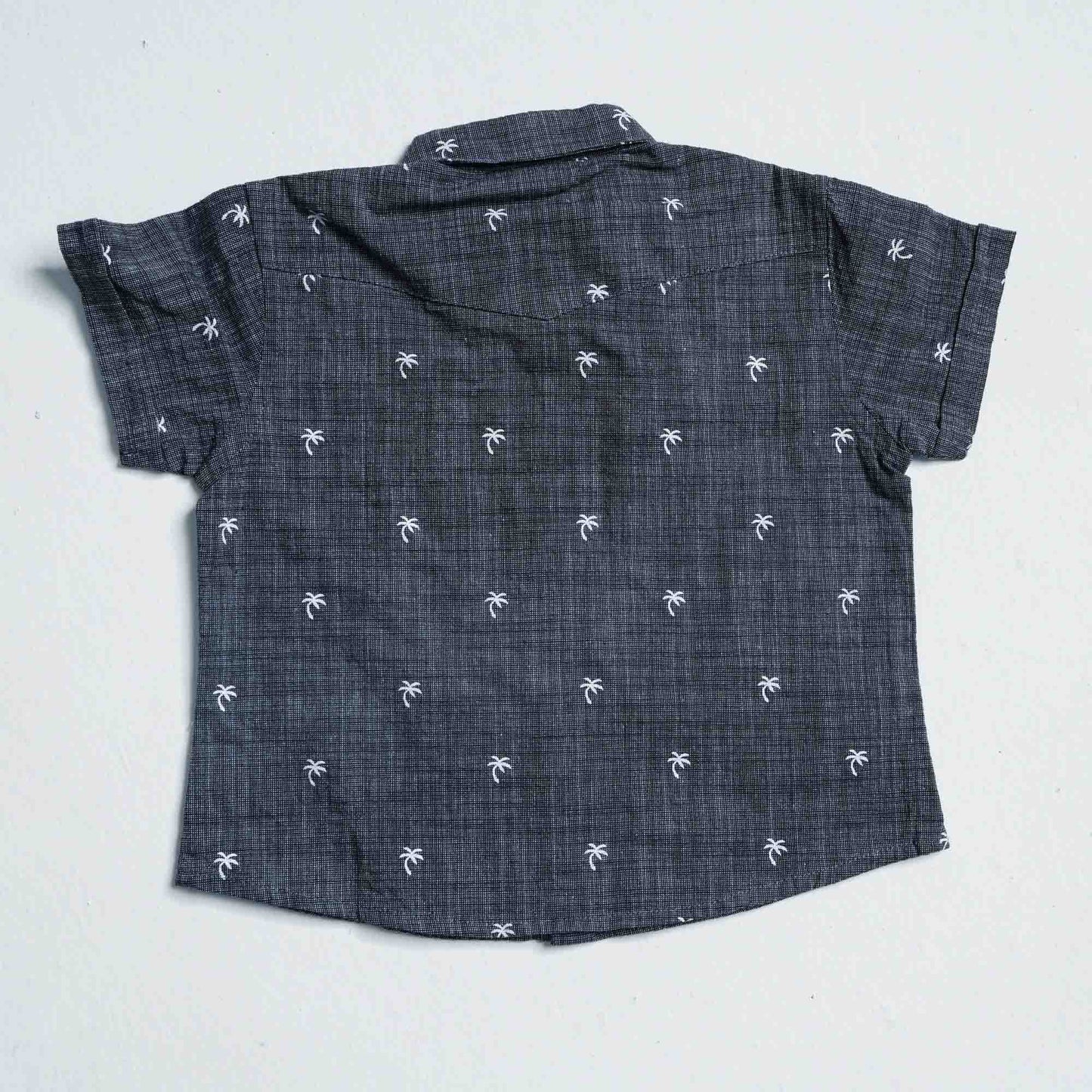 Newborn Boys White Print Set