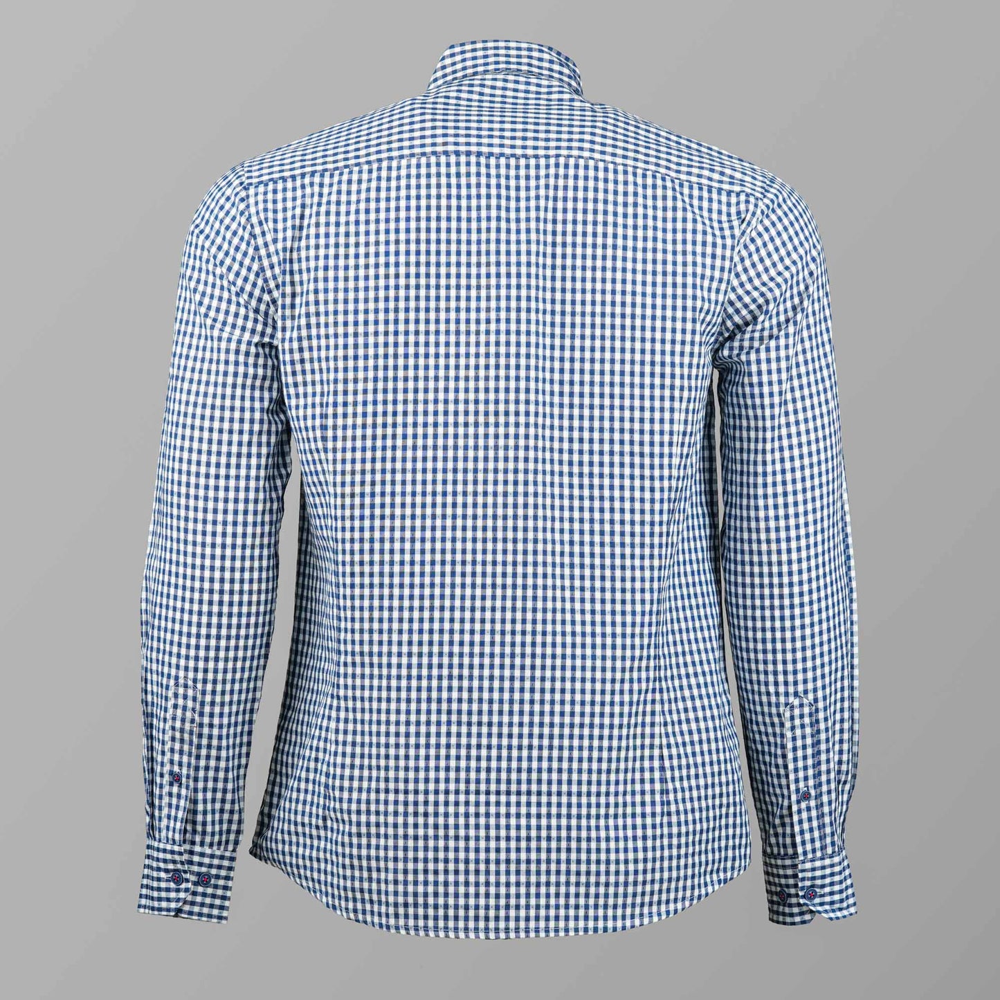 Mens Navy & White Shirt