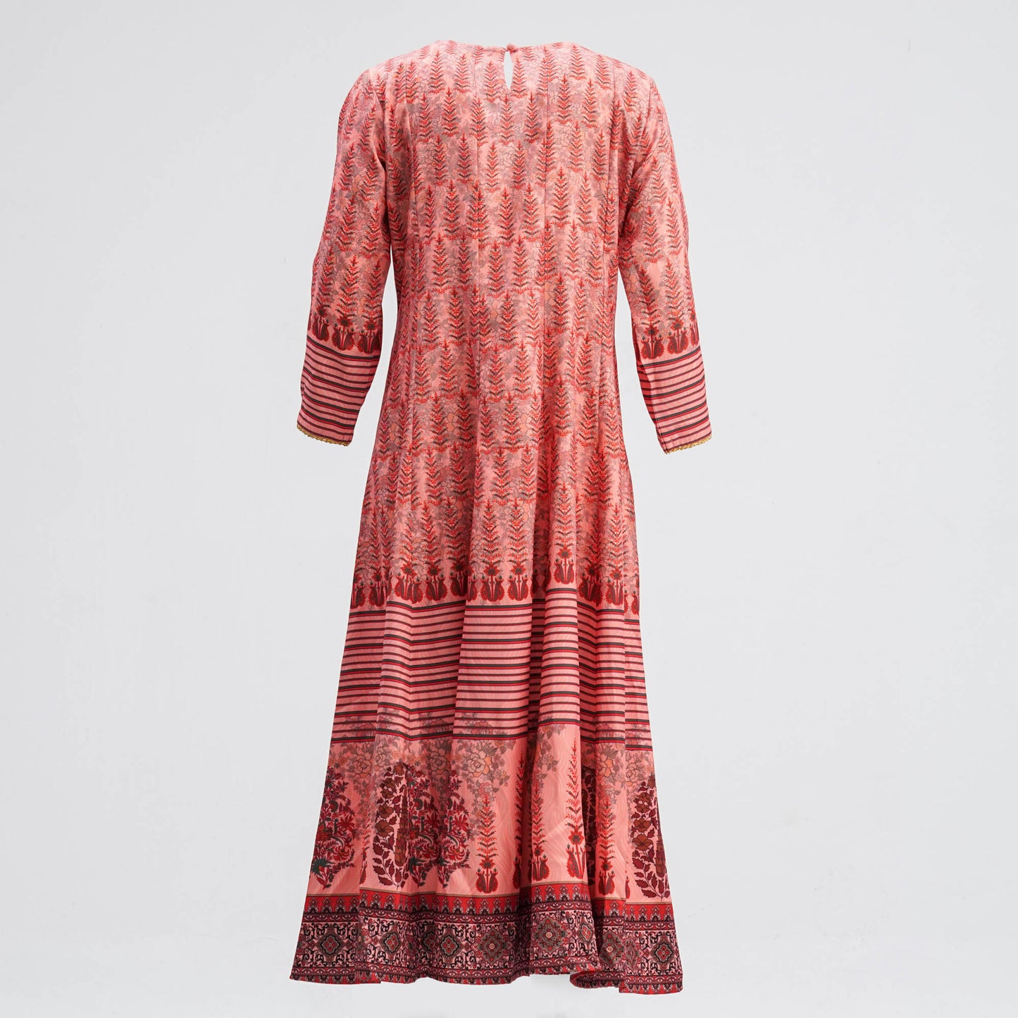 Women Peach Digital Print Gown