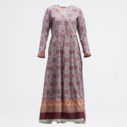 Womens Ethnic Floral Gown