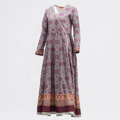 Womens Ethnic Floral Gown