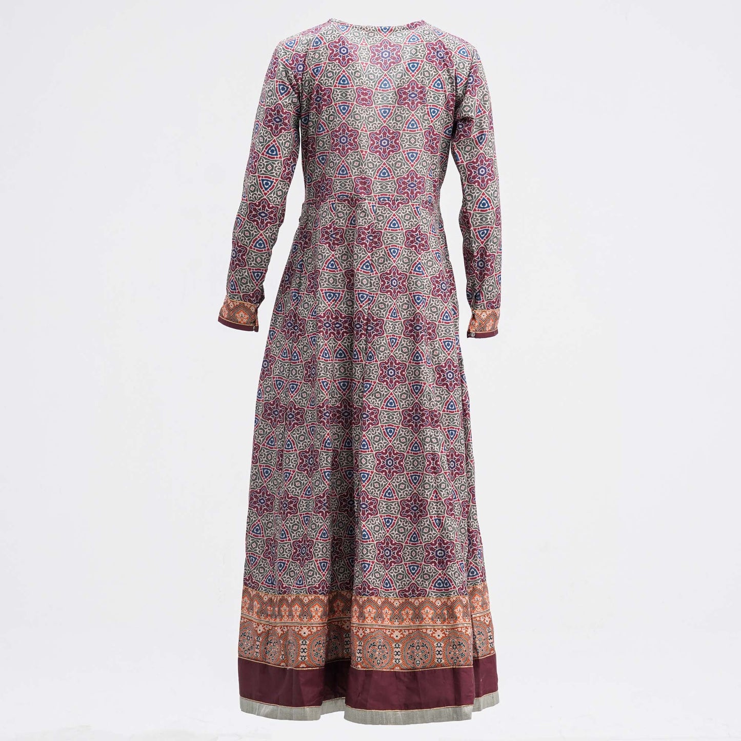 Womens Ethnic Floral Gown
