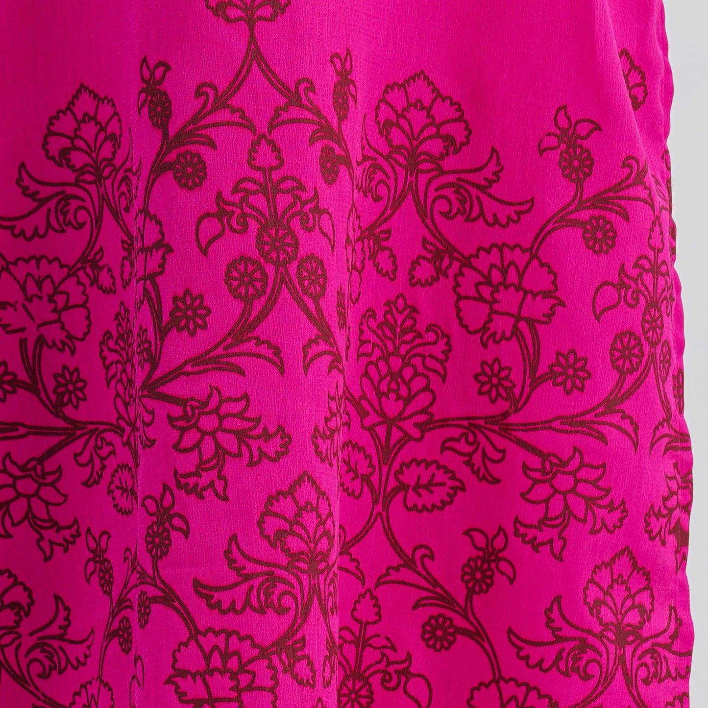 Women Pink Screen Print Kurti