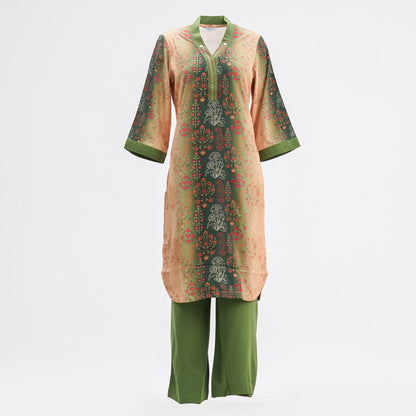 Womens Beige Two Piece Set