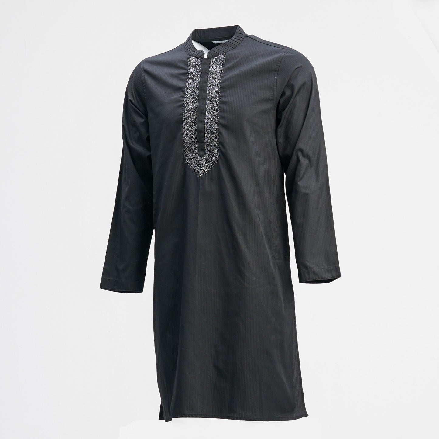MENS EMBROIDERY PANJABI BLACK