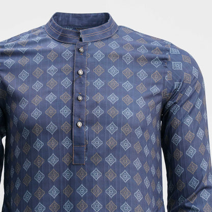 Mens Panjabi-BLUE