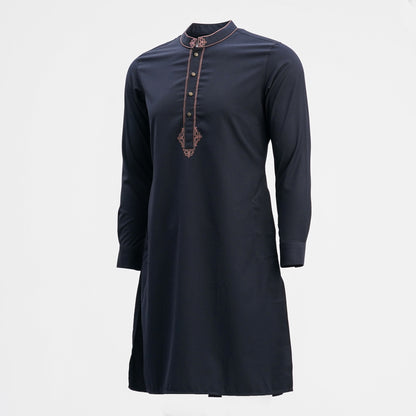 MENS PREMIUM PANJABI BLACK