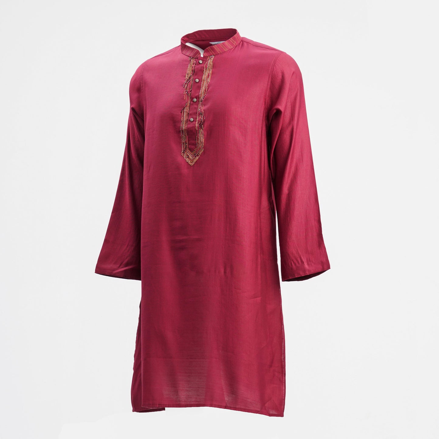 Mens Maroon Panjabi