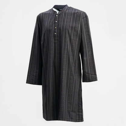 Mens Basic Panjabi-BLACK