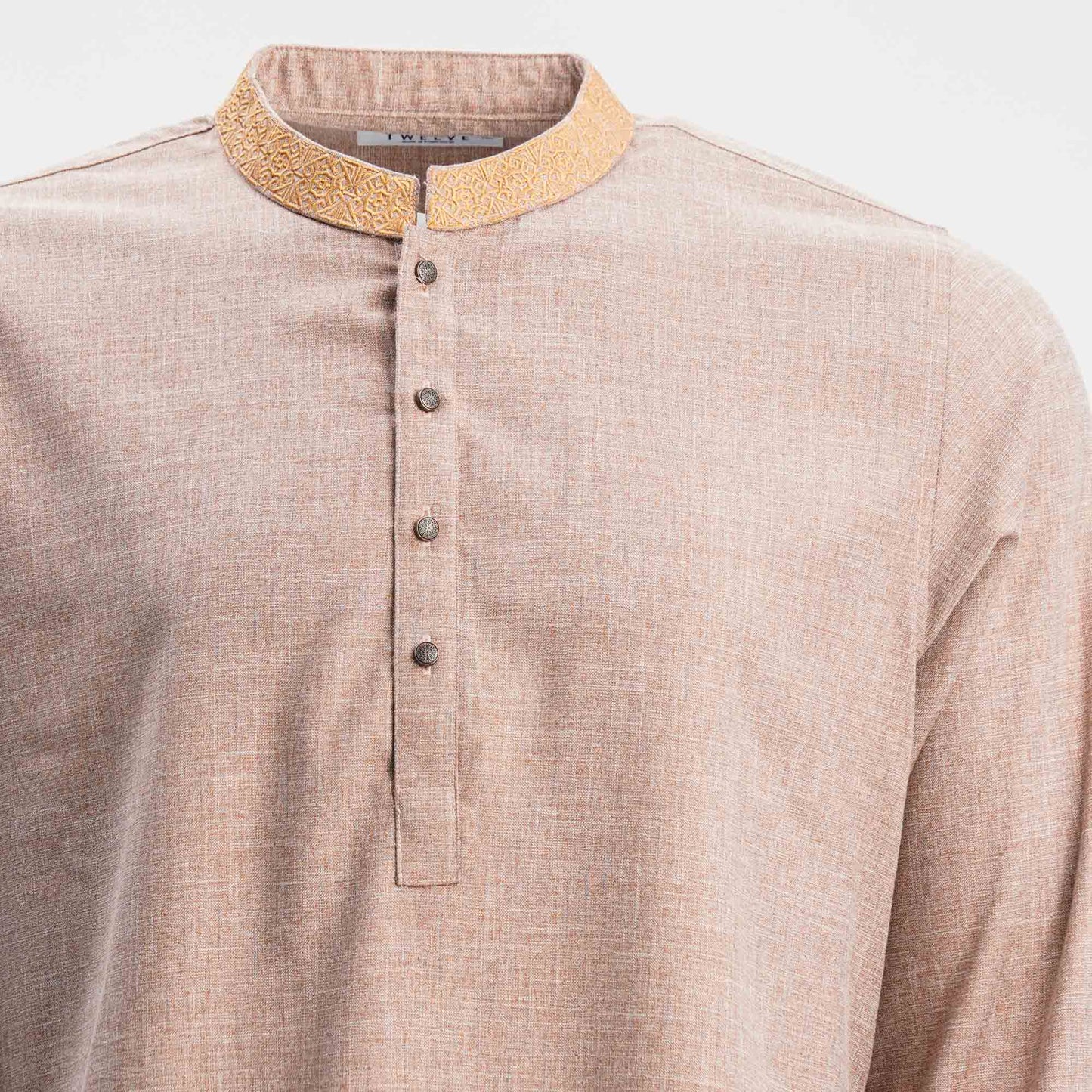 Mens Panjabi Chestnut