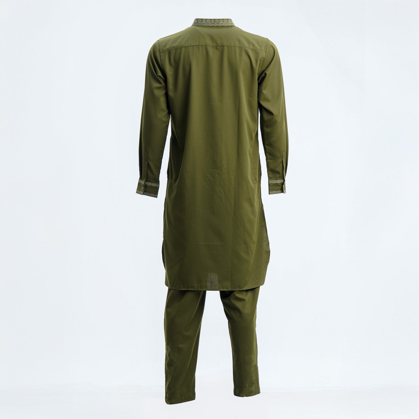 Mens Premium Panjabi Army Green