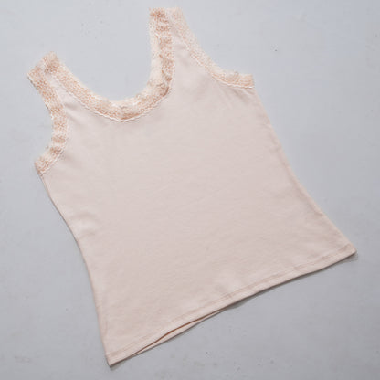 Womens Black & Beige Tank Top