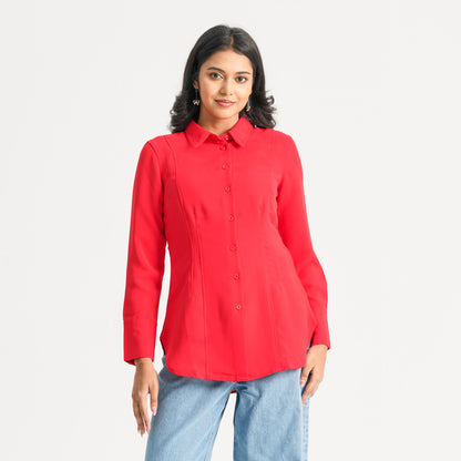 Womens Red Shirt