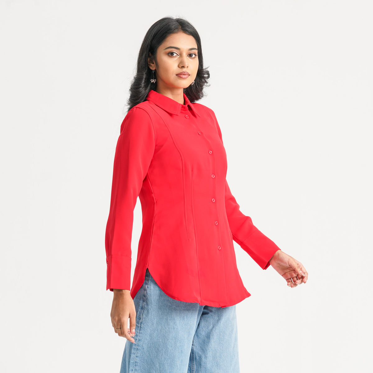 Womens Red Shirt