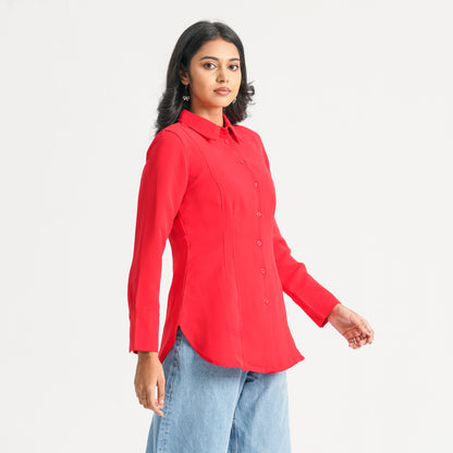 Womens Red Shirt