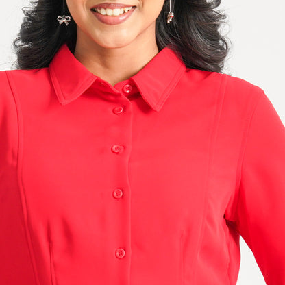 Womens Red Shirt