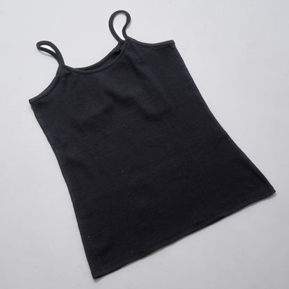Womens Black & Beige Tank Top