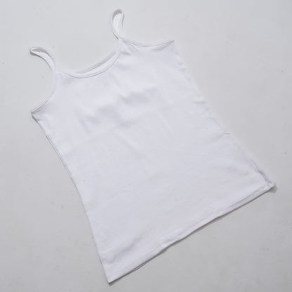Womens White & Maroon Tank Top