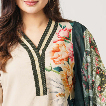 Women’s Georgette Sequin Three Piece Set